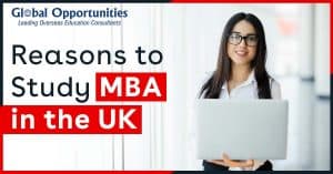 Reasons to Study MBA in the UK
