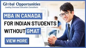 MBA in Canada for Indian Students Without GMAT