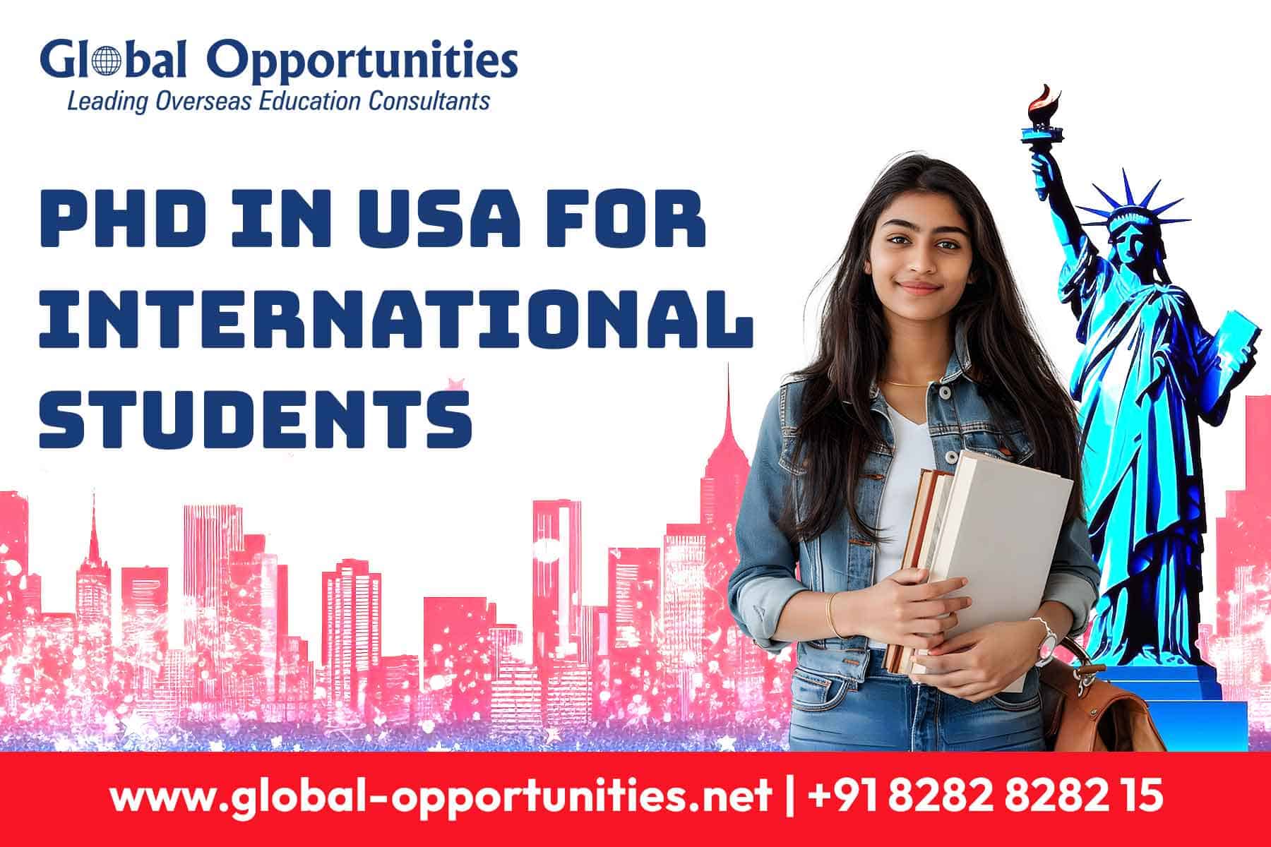 PHD in USA for Indian Students