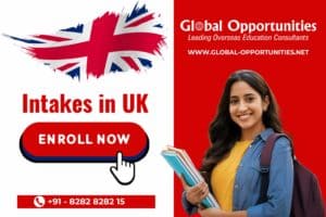 Intakes in UK for 2025 – 2026