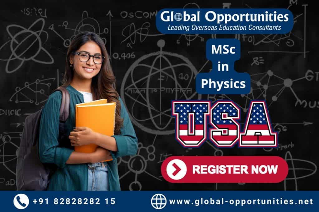 MSc in Physics in USA
