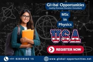 MSc in Physics in USA for Indian Students